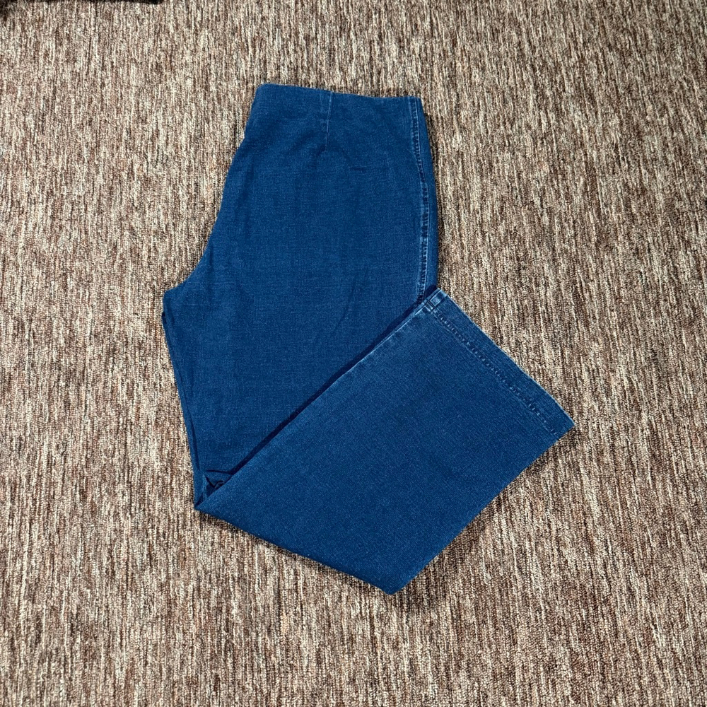 Purejill J Jill Pants Indigo Womens XLP Dark Blue Pull On Stretch